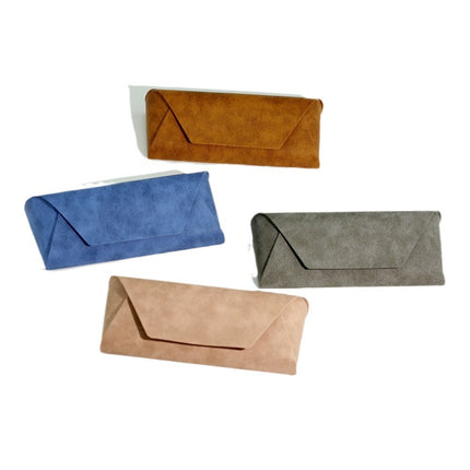 High-grade handmade glasses box leather myopia glasses bag fashion glasses box tide support set logo system manufacturers straight hair