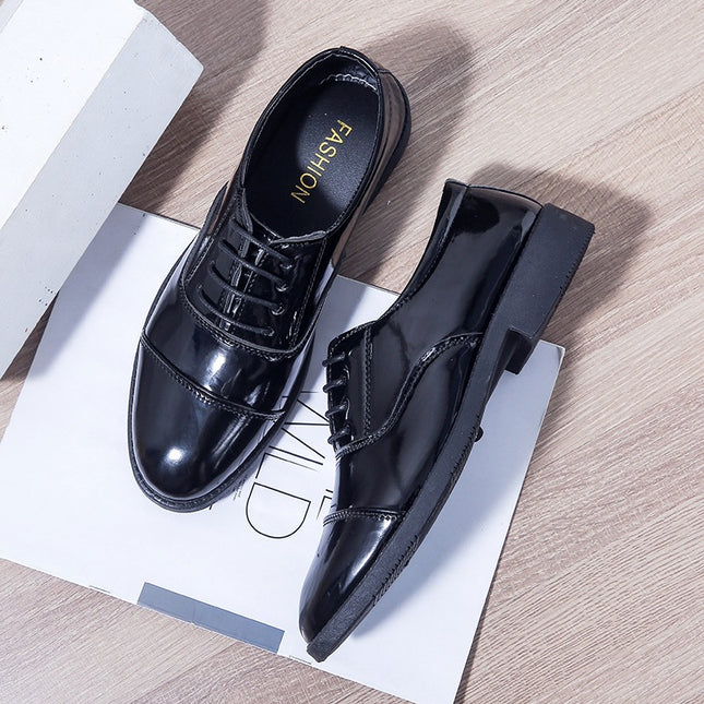 Men's Casual Leather Shoes Business Dress Leather Shoes Men's Shoes Casual British Fashion Korean Breathable Men's Groom Wedding Shoes