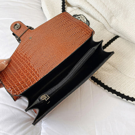 Cross-border Chain Dionyor Bag Internet Popular PU Shoulder Crossbody Women's Bag Bags Fashionable Trendy Simple Western Style Small Square Bag