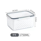 Medium + drain basket (grey)