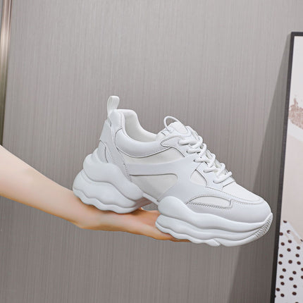 Zhao Si Lu's Same Style Internet Celebrity Dad Shoes for Women, 2025 New Versatile Casual Shoes, Women's Thick-Soled Breathable Casual Sports Shoes