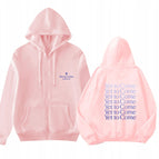 pink Zip Cardigan Fleece / 3XL