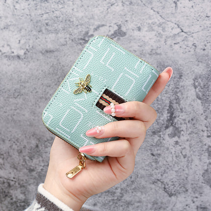 Factory wholesale Korean style card holder women's small anti-degaussing anti-theft brush multi-function card holder student large capacity small wallet