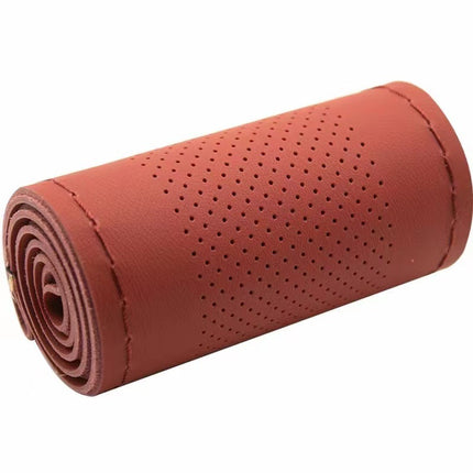 High-elastic hand-stitched car steering wheel cover new self-contained tea fragrance four-sided bullet tea polyphenol handle cover four seasons universal