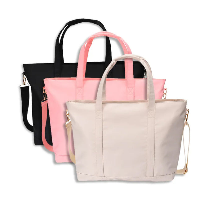 New Women's Tote Bag Nylon Large Capacity Simple Women's Bag Waterproof Fabric Macaron Color Women's Bag