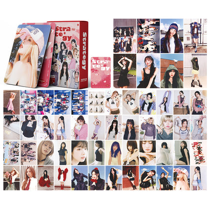 Korean Star 55 Boxed Small Cards Stray (g) I-Dle Ive Ateez Collection Lomo Cards Cross-Border