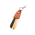 12.5CM long brown cowhide titanium gold 45.5g