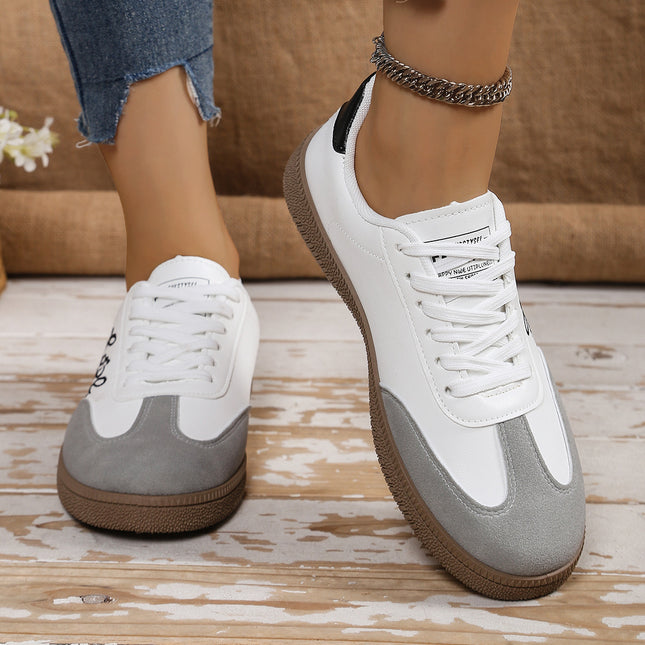 Foreign Trade Cross-Border Retro Moral Training Casual Shoes for Women 2025 Spring and Autum New Retro Leather Sports Shoes and Sneakers