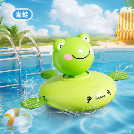 Children's Baby Summer Water Bath Toy Bathroom Bath Cartoon Waterwheel Turns Happy Baby Beach Stall