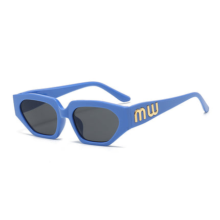 American New Style Sunglasses European and American Ins Internet Popular Punk Hip Hop Sunglasses Round Face Men and Women Retro Fashionable Sunglasses