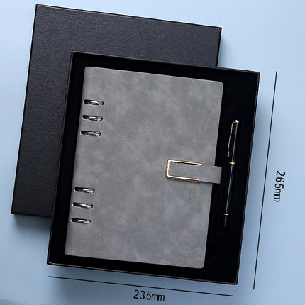 Loose-leaf a5 notebook simple b5 removable notepad business office gift box suit printable logo