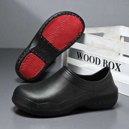 Wholesale Chef Shoes Waterproof, Non-Slip, Waterproof, Four-Season Wear, Canteen Hotel Special Kitchen Work Shoes, High-End Labor Protection Shoes