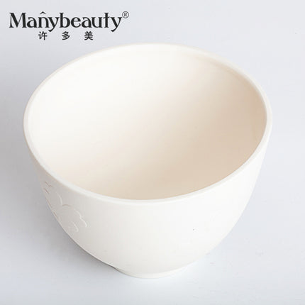 Silicone Mask Bowl, Soft Mask Bowl, Spoon Stick, Mixing Tool, Three-Piece Set, Scraper, Beauty Salon Facial Spa Special