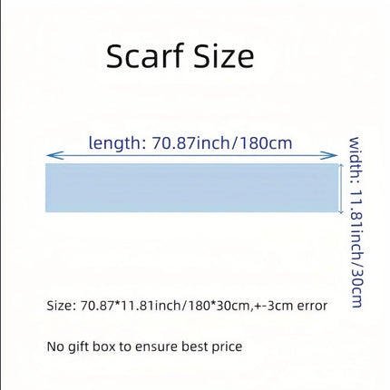 2025 Men's Autumn and Winter Warmth Essential Cold-Proof Knitted Scarf High-End Korean Fashion Versatile Scarf British Style