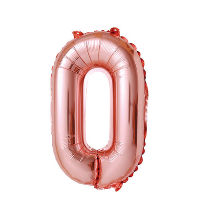 32 inch fine packaging digital aluminum foil balloon independent paper card packaging birthday party decoration floating air ball wholesale