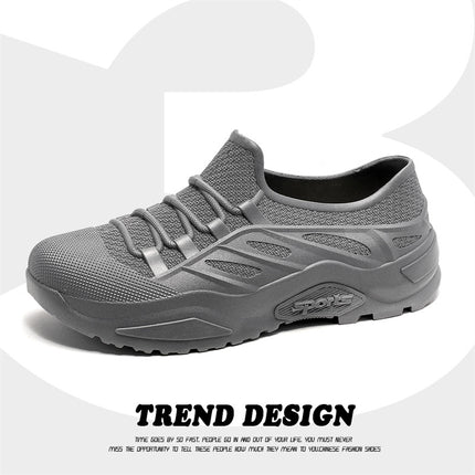 Fashion rain boots spring and autumn men's waterproof non-slip wear-resistant low-top shoes casual comfortable fishing chef labor protection shoes wholesale