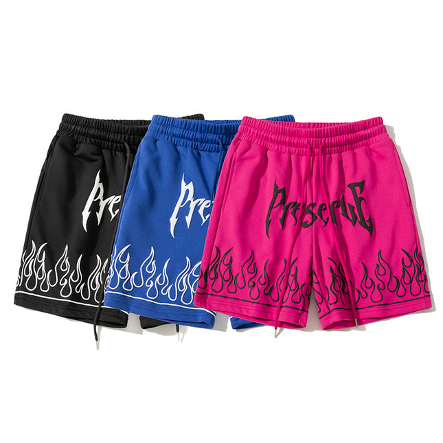 American Street Style Casual Shorts for Men, New Summer Trendy Brand, Loose Sports Pants for Teenagers, Sports Casual Pants
