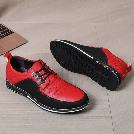 Cross-border Amazon Board Shoes Men's New Shoes Summer Fashion Men's Shoes Casual Shoes plus size British Style Lace-up
