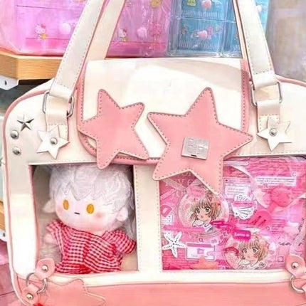 Original design girl's original design baby valley dual-purpose slung Joker pain bag can hold 20cm doll shoulder bag