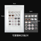 Pe material / 20 cute cat stickers