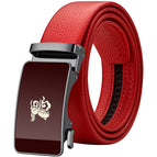 Black Face of Gun Buckle [All Red Belt]-Counter Gift Box / 105cm