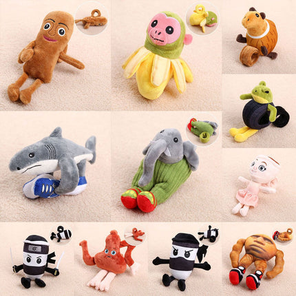 Cross-Border Ai Shanhaijing Monster Plush Toy Tungtungsahur Wooden Stick Man Pendant Doll Keychain