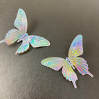 Transparent colorful butterfly 64
