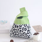 Green leopard print