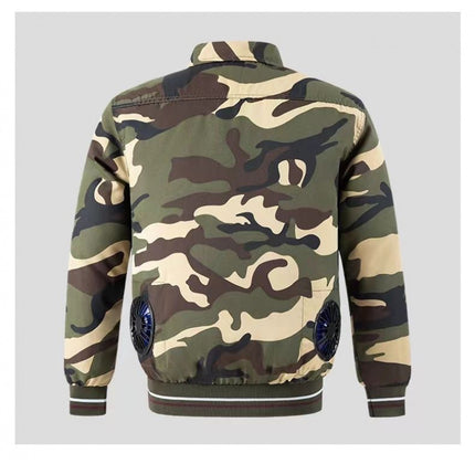 25 New Air-conditioning Clothes with Fan Outdoor Work Air-conditioning Shirt Factory Direct Cross-border Wholesale Exclusive