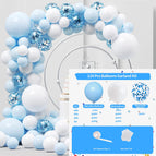 Blue balloon set 011