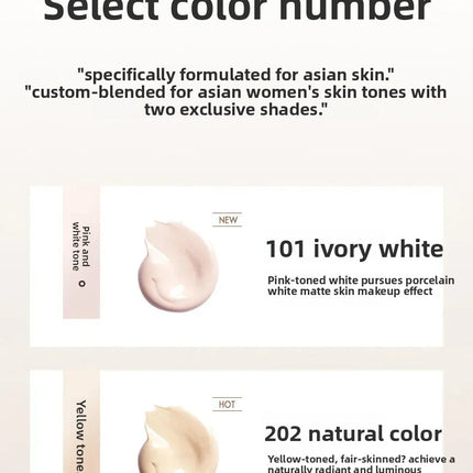 NEW Cream Muscle Light Yarn Foundation Concealer Strong Long-lasting No Makeup Control Oil No Powder Dry Skin Face Foundation