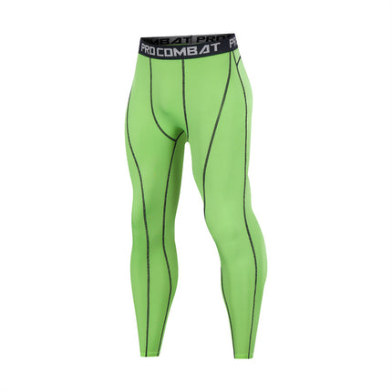 Sports Tights for Men, Elastic Pants, Basketball, Football, Track and Field, Sports Training Leggings, Running Fitness Pants, Quick-Drying