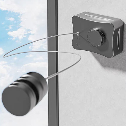 Invisible Clothesline Artifact Rope Indoor Punch-Free Bathroom Retractable Balcony Steel Wire Retractable Rope Rack