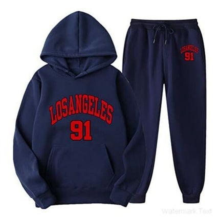 2025 European and American New Autumn and Winter Men's Large Size Thickeneded Casual Hoodies Sweatshirts Sports Fitness Men's Suits