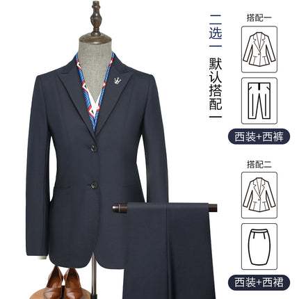 2025 New Wool Business Wear Women's High-End Fashion Suit Work Clothes Women's Suit Advanced Formal Wear Women