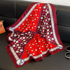 Small v spliced red / 68X68cm