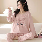 Cm-62 pink bunny long set (imitation cotton) / M