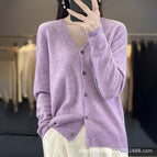 Purple with flowers / S