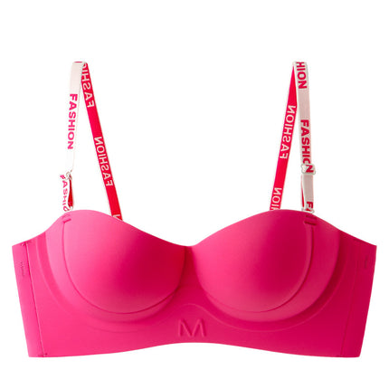 Shantou Underwear Women's Detachable Shoulder Strap Non-marking Steel Ring Push-up Small Chest Large Non-slip Bra