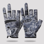 [long finger]—gray camouflage / M [women's/men's is too small]