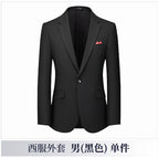 Men's black suit / S