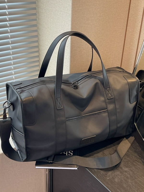 Large Capacity Travel Bag Can Carry Fashionable Luggage Bag Retro Handbag Dry and Wet Separate Sports Fitness Bag