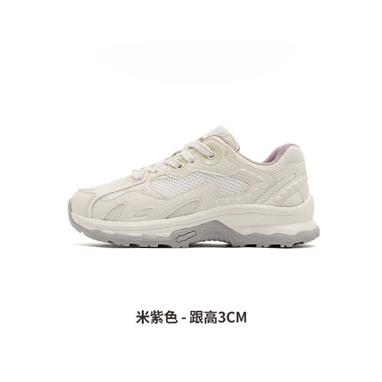 Popular Trendy Thick-Soled Hiking Shoes for Women 2025 New Summer Lightweight Breathable Running Casual Sports Shoes for Women