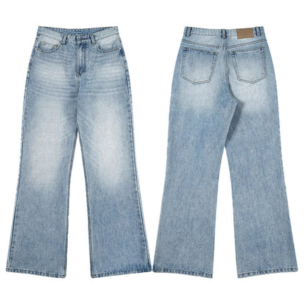 LKTM Men's Wear# American cleanfit Light Color 517 Version Micro-jeans Men's and Women's Slim All-match Mop Pants
