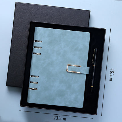 Loose-leaf a5 notebook simple b5 removable notepad business office gift box suit printable logo