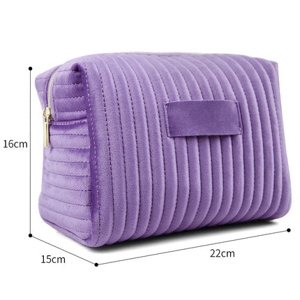 Amazon's Popular Cosmetic Bag, Velvet Velvet Large-Capacity Cosmetic Storage Bag, Travel Portable Bag, Can Be Customized