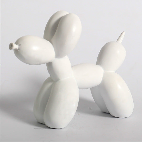 Nordic Light Luxury Blow Dog Ornaments Modern Creative Simple Living Room Desktop TV Cabinet Home Entrance Decorations