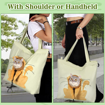 Pet Canvas Bag with Exposed Head, Cat Portable Shoulder Bag, Suitable for Ragdoll Cats and Small Dogs, Portable and Breathable Wholesale