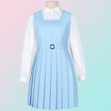 Jumpsuit Vest Dress Cos Chainsaw Man War Devil School Uniform Anime Cosplay Costume Female High School Jk Uniform Skirt