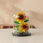 M3122-sunflower [with transparent cover + ordinary base]